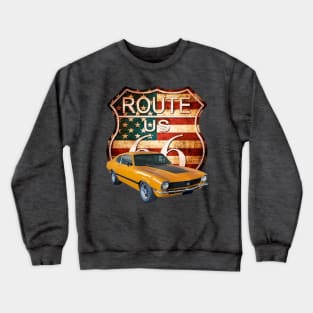 Maverick V8, Route 66 Crewneck Sweatshirt